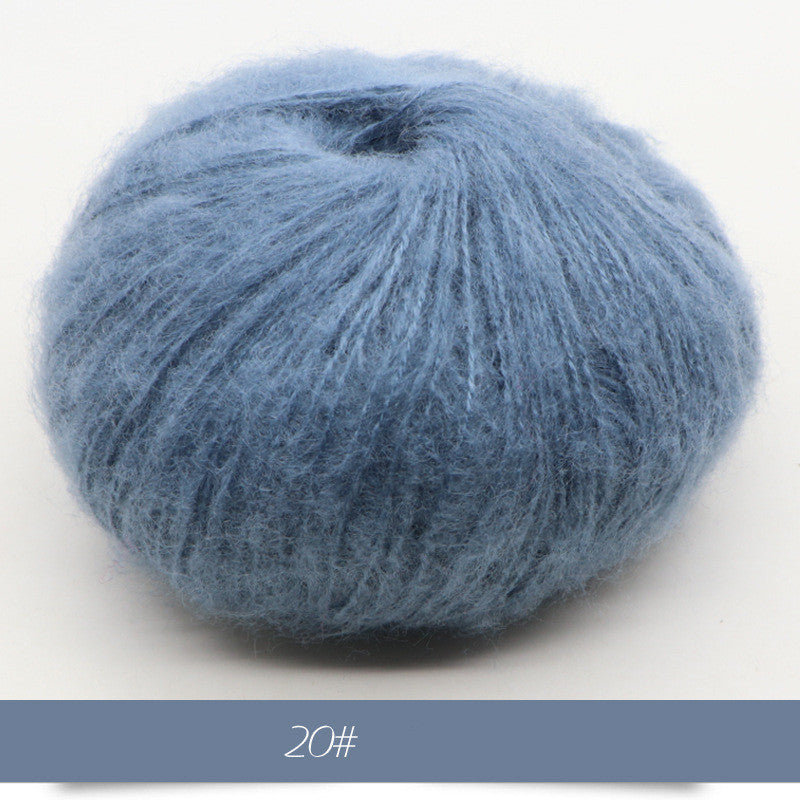 KTX-486547 Baby Mohair Sweater, Scarf, and Shawl for Spring, Autumn, and Winter Use