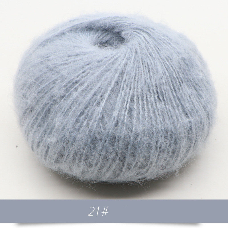 KTX-486547 Baby Mohair Sweater, Scarf, and Shawl for Spring, Autumn, and Winter Use