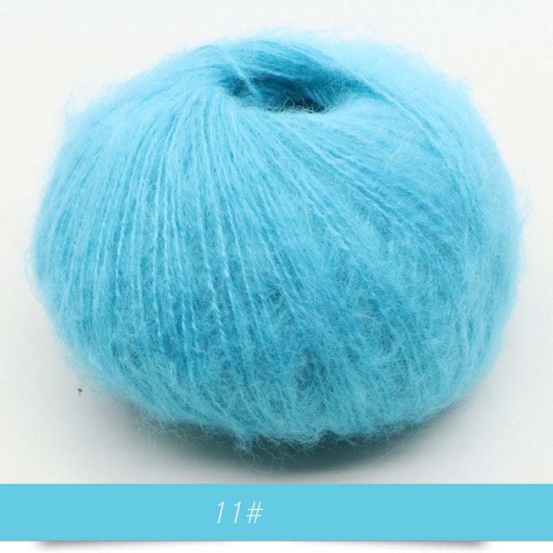 KTX-486547 Baby Mohair Sweater, Scarf, and Shawl for Spring, Autumn, and Winter Use