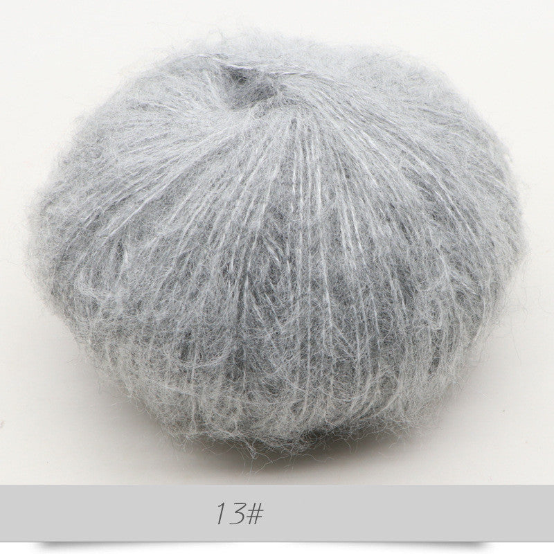 KTX-486547 Baby Mohair Sweater, Scarf, and Shawl for Spring, Autumn, and Winter Use