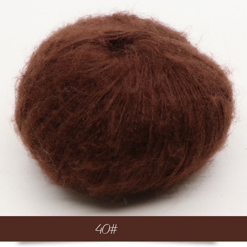 KTX-486547 Baby Mohair Sweater, Scarf, and Shawl for Spring, Autumn, and Winter Use