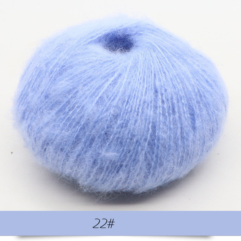 KTX-486547 Baby Mohair Sweater, Scarf, and Shawl for Spring, Autumn, and Winter Use