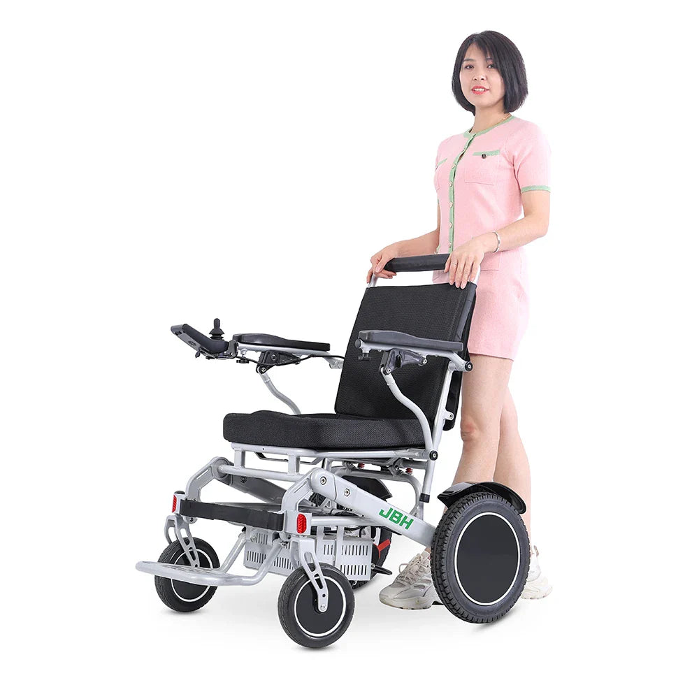 KTX-486739 Folding Commode Wheelchair with Aluminum Alloy Frame, 120 kg Capacity, 20 km Range, 6 km/h Speed