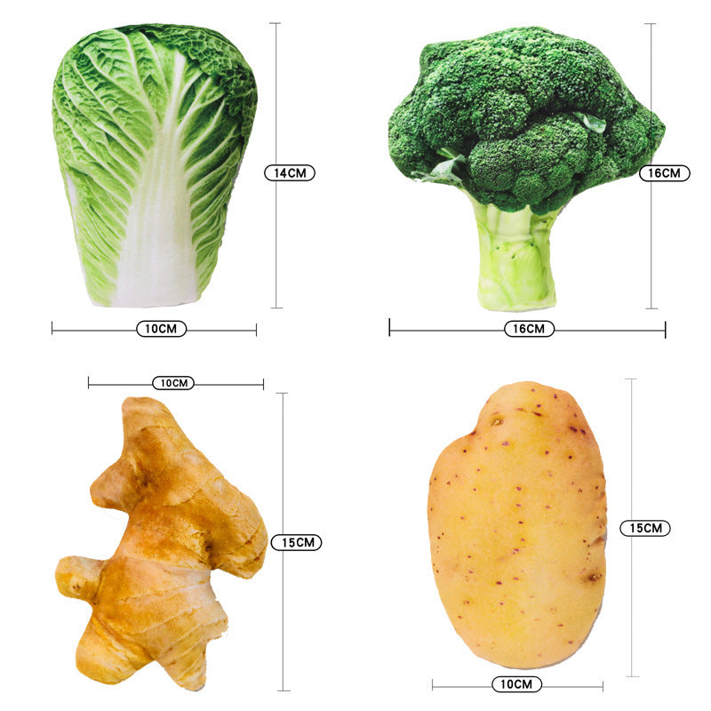 KTX-487699 Creative Vegetable Drumstick Chew Toy for Dogs and Cats - Squeaky and Fun Pet Playtime Accessory