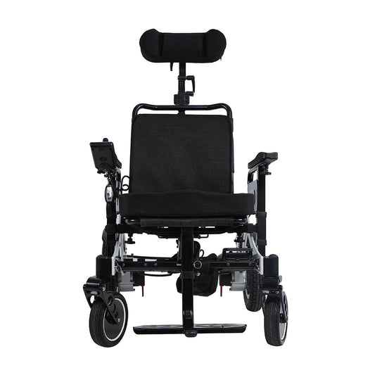 KTX-487891 Electric Wheelchair with Back Angle Adjustment and Compact Folding Design, 140kg Capacity