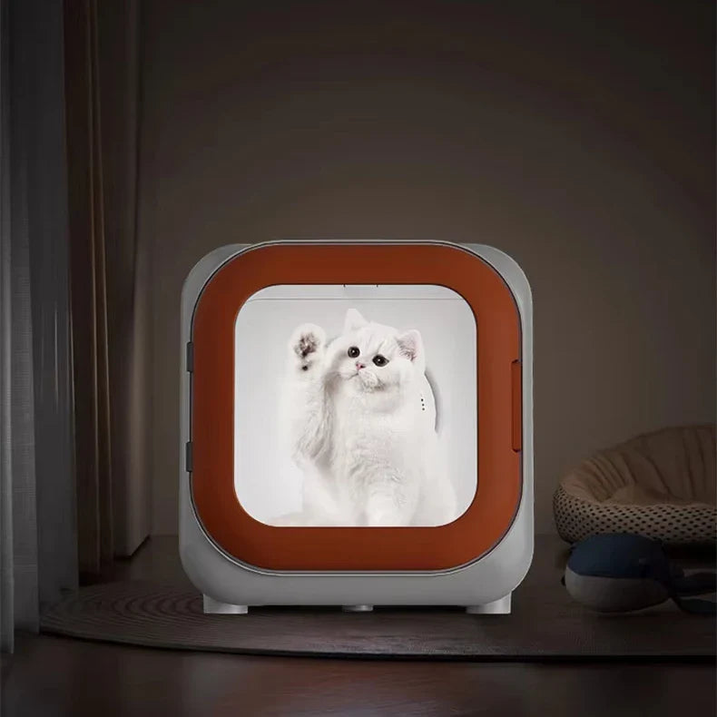 KTX-488275 Eco-Friendly Automatic Pet Hair Dryer Box for Dogs and Cats - Quiet Operation, Temperature Control, 220V