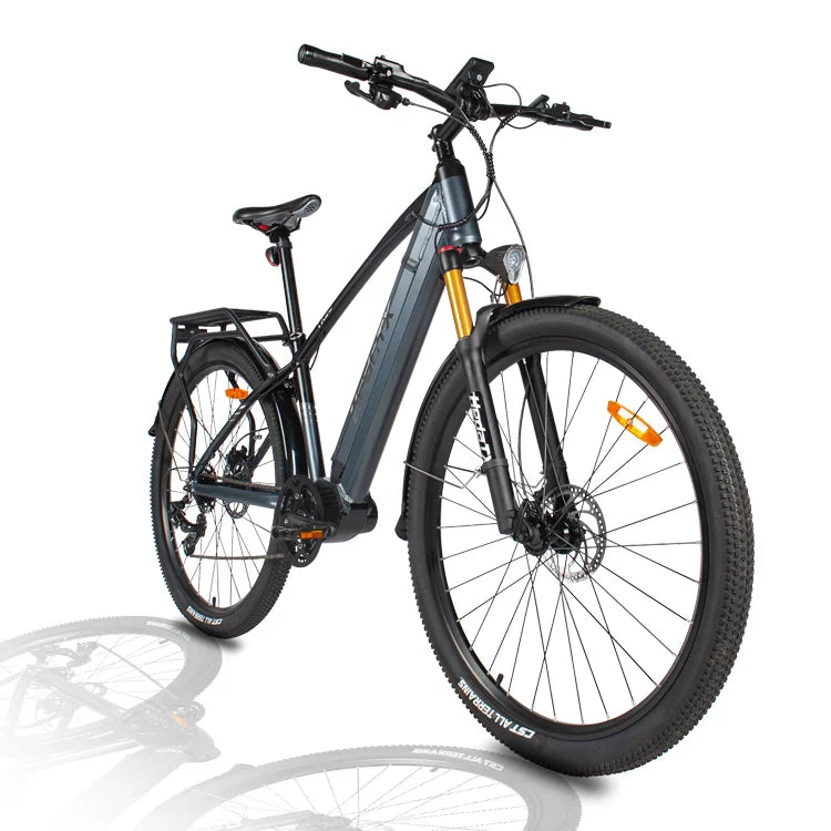 KTX-488339 Mid Motor Electric Bike with Aluminum Alloy Frame and 48V 13AH Lithium Battery, 7-Speed Gears, Hydraulic Disc Brake