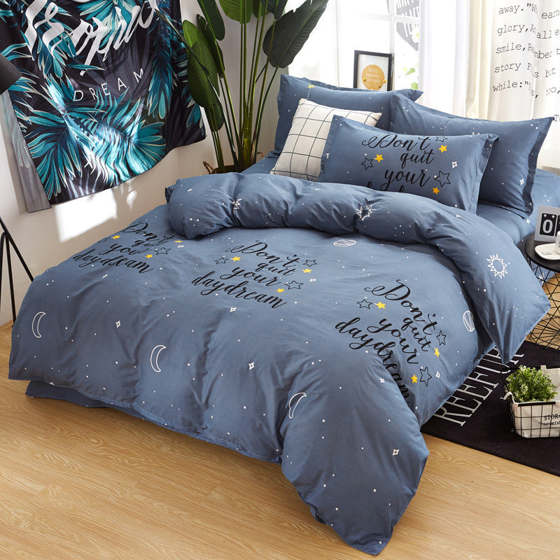 KTX-489491 Three-Piece and Four-Piece Bedding Sets in Various Designs and Sizes