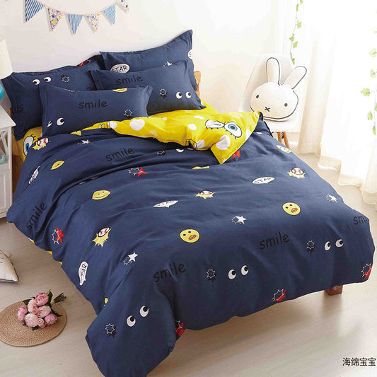 KTX-489491 Three-Piece and Four-Piece Bedding Sets in Various Designs and Sizes