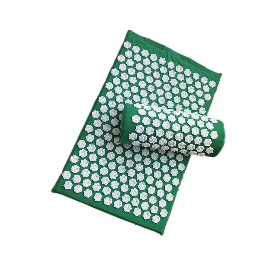 KTX-490003 Lotus Acupressure Mat Set with Pillow and Bag for Stress Relief and Relaxation