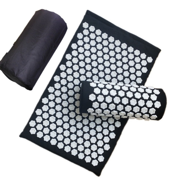 KTX-490003 Lotus Acupressure Mat Set with Pillow and Bag for Stress Relief and Relaxation