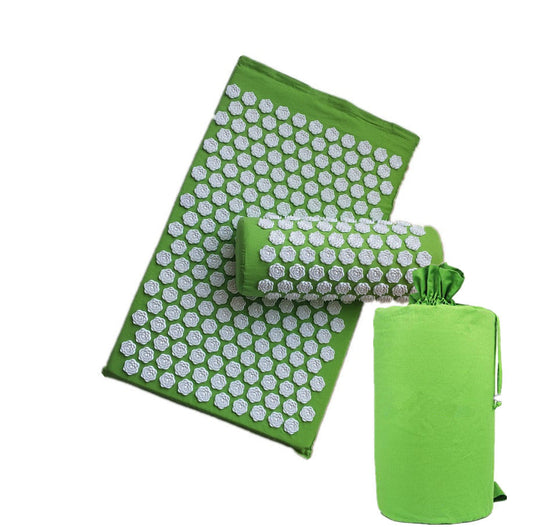 KTX-490003 Lotus Acupressure Mat Set with Pillow and Bag for Stress Relief and Relaxation