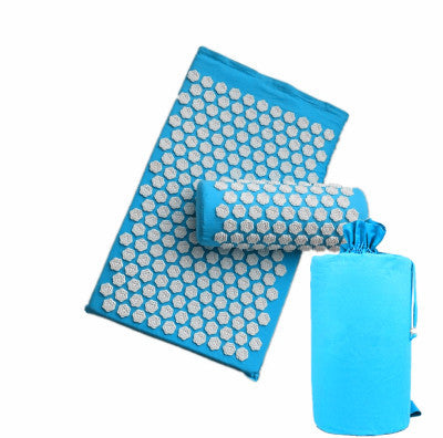KTX-490003 Lotus Acupressure Mat Set with Pillow and Bag for Stress Relief and Relaxation