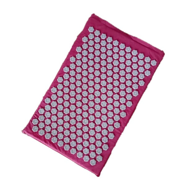 KTX-490003 Lotus Acupressure Mat Set with Pillow and Bag for Stress Relief and Relaxation