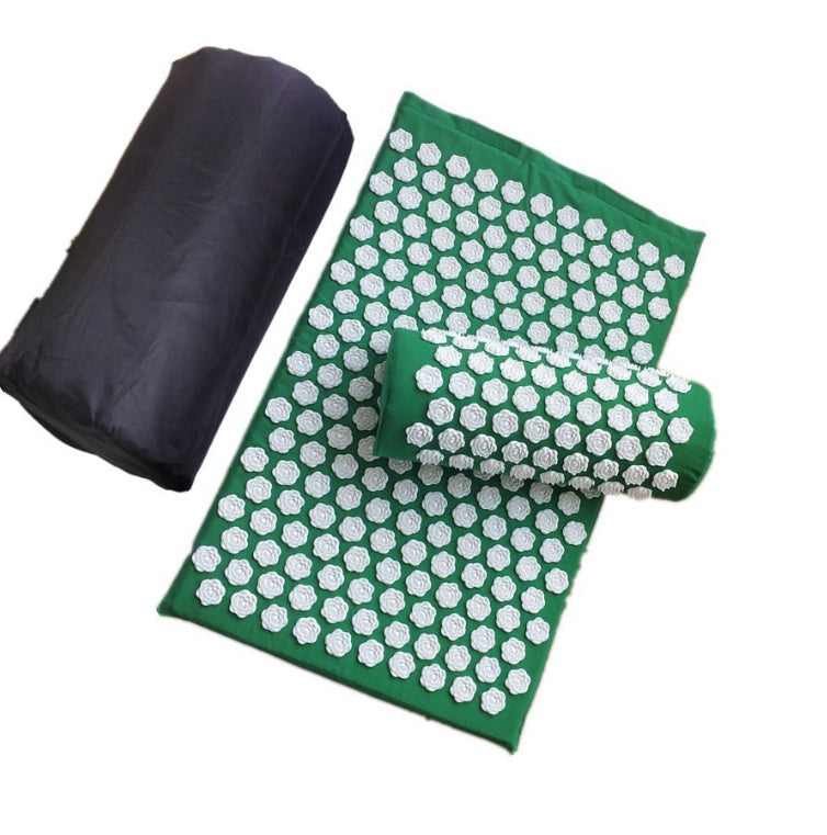 KTX-490003 Lotus Acupressure Mat Set with Pillow and Bag for Stress Relief and Relaxation