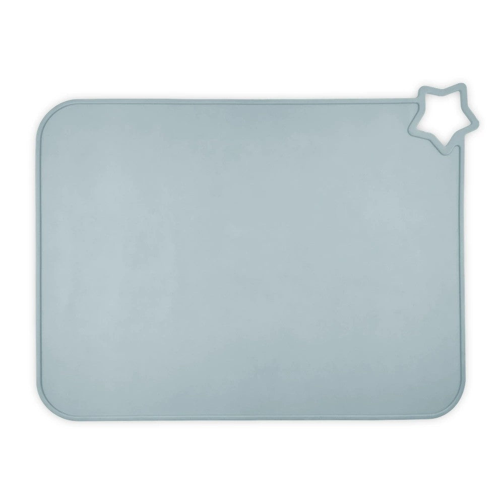KTX-490067 Solid Color Silicone Placemat for Children - Non-Slip, Food Grade, Easy to Clean