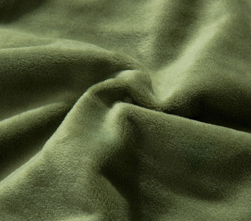 KTX-492243 Cozy Crystal Cashmere Double Blanket for Spring and Autumn Naps