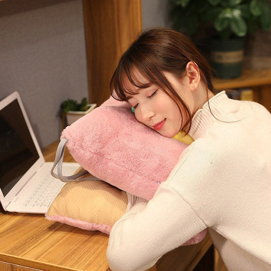 KTX-492371 Nordic Style Thickened Polyester Fiber Chair Cushion - Multi-Colored Plant Pattern