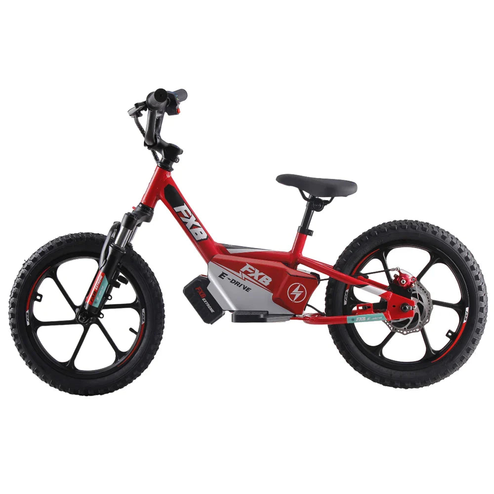 KTX-494035 Kids Electric Balance Bike 36V 16-Inch Aluminum Alloy with Disc Brakes and 2 Speed Options