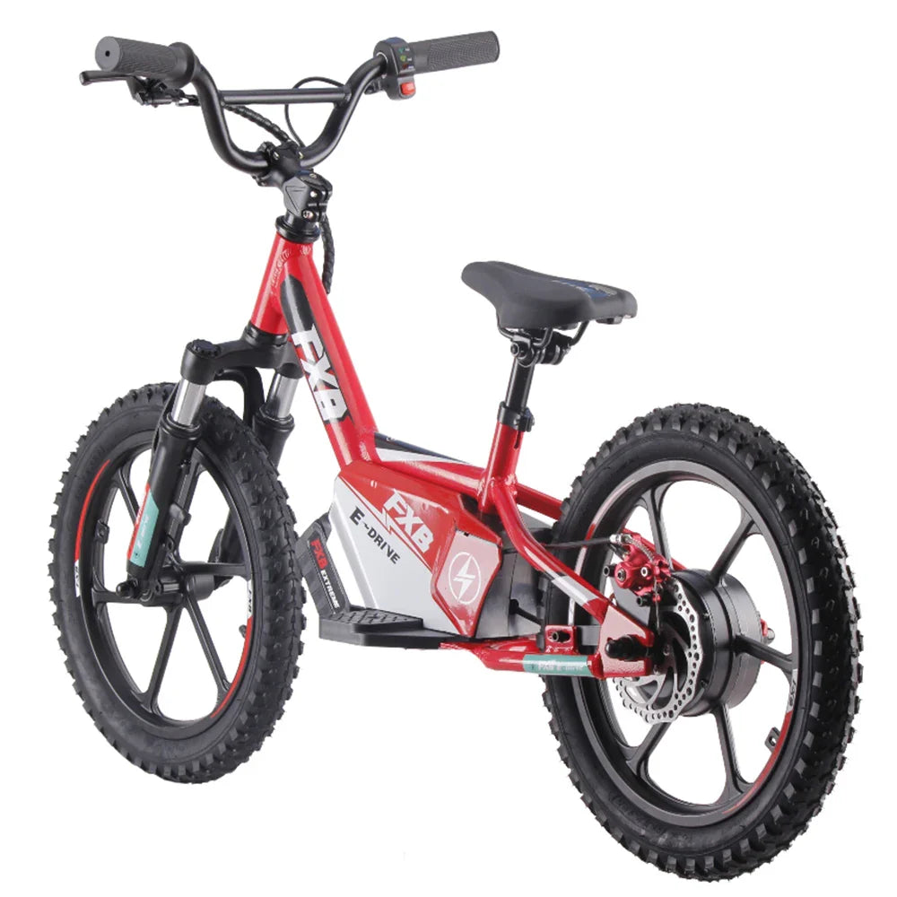 KTX-494035 Kids Electric Balance Bike 36V 16-Inch Aluminum Alloy with Disc Brakes and 2 Speed Options