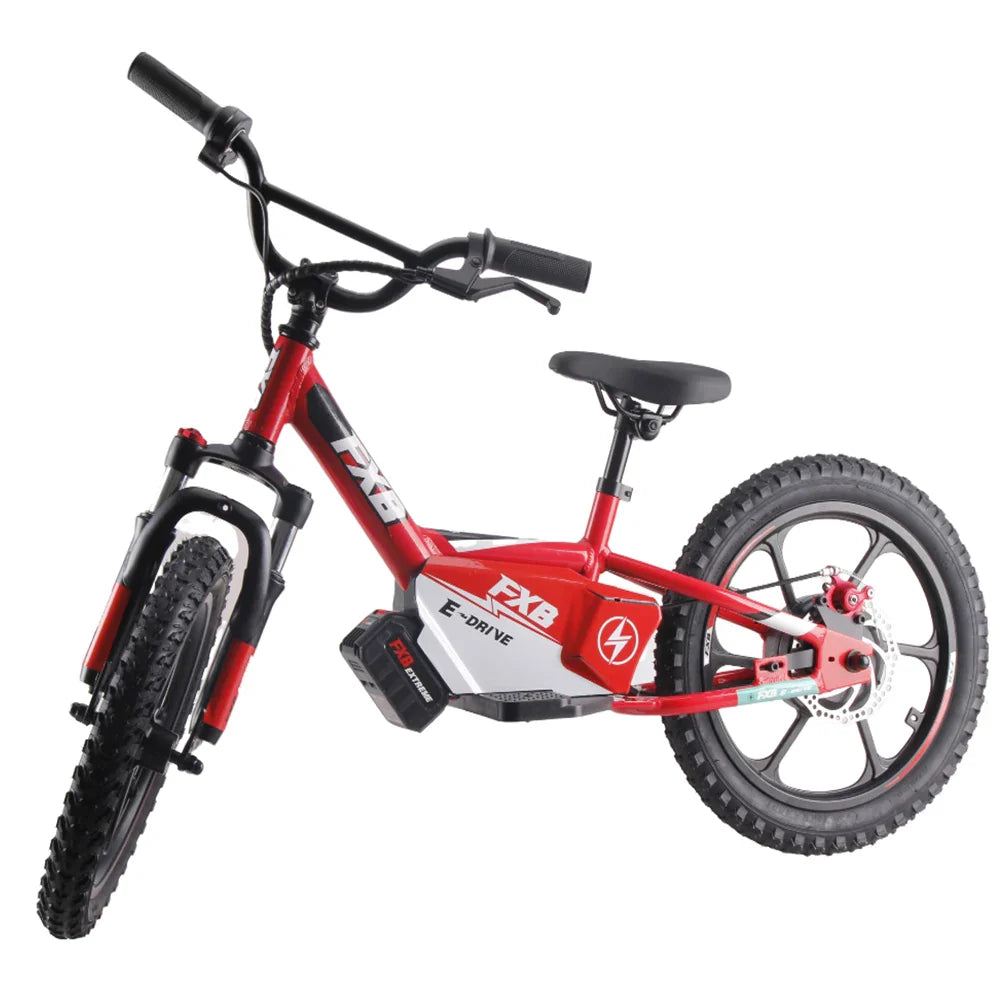 KTX-494035 Kids Electric Balance Bike 36V 16-Inch Aluminum Alloy with Disc Brakes and 2 Speed Options