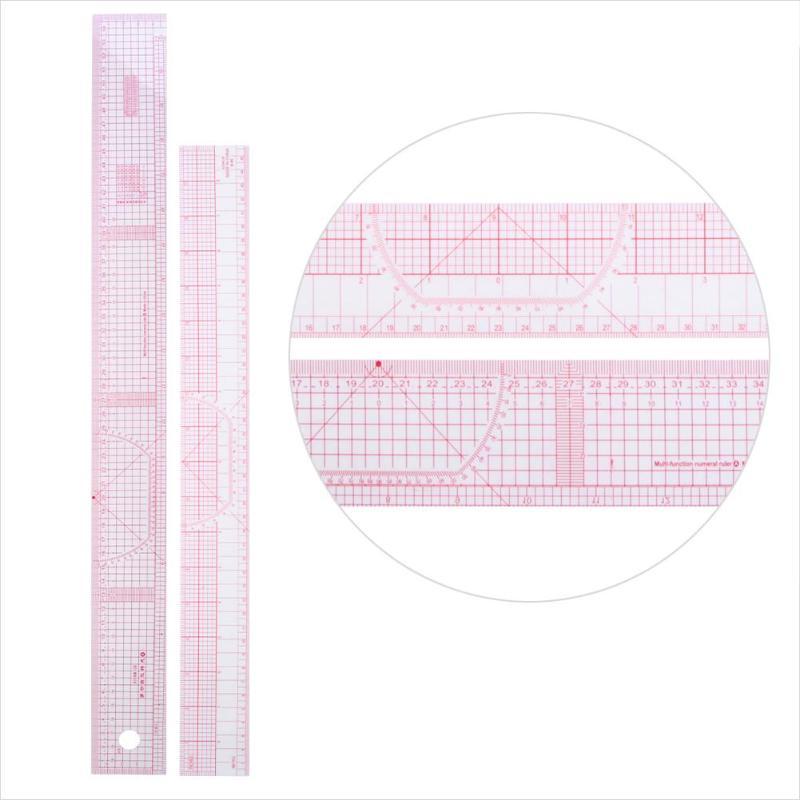KTX-495699 Multi-Function Curve Ruler Set, 62 cm Cutting Ruler for Precision Measurement