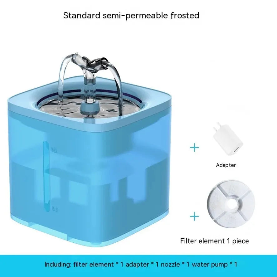 KTX-496531 Automated 2L Cat and Dog Water Dispenser with Quiet Operation and Sensor Function