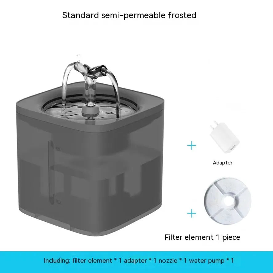 KTX-496531 Automated 2L Cat and Dog Water Dispenser with Quiet Operation and Sensor Function