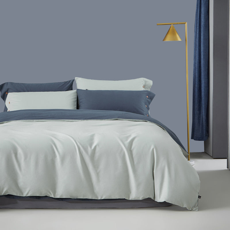 KTX-497235 Warm Duvet Cover Set in Various Colors with Soft Satin Finish for All Seasons
