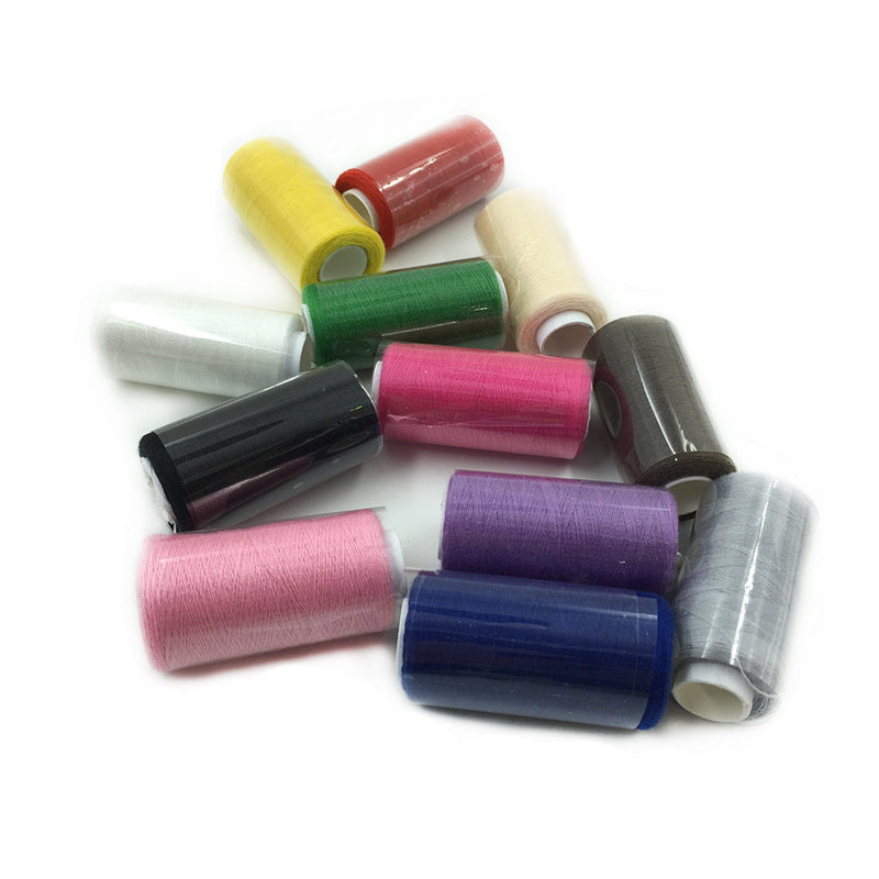 KTX-497747 12-Color Hand Sewing Thread Set – Strong and Durable Polyester for All Fabrics
