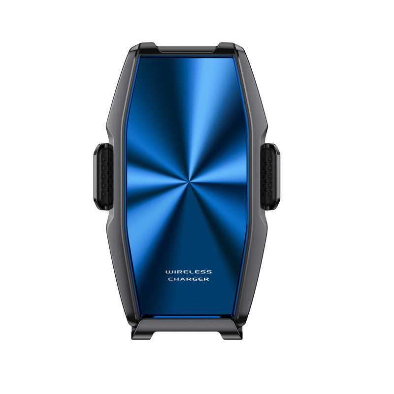 KTX-498131 Car Wireless Charger with Mobile Phone Holder - Model S9, Blue/Green, CE Certified