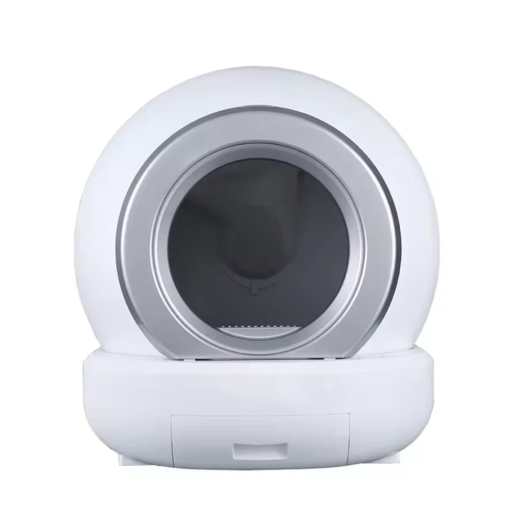 KTX-498515 Eco-Friendly Full-Automatic Cat Litter Box with 65L Capacity and Intelligent One-Button Shoveling Design