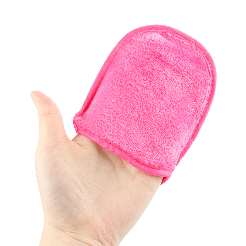 KTX-498643 Microfiber Makeup Cleansing Gloves with Exfoliation and Soft Texture
