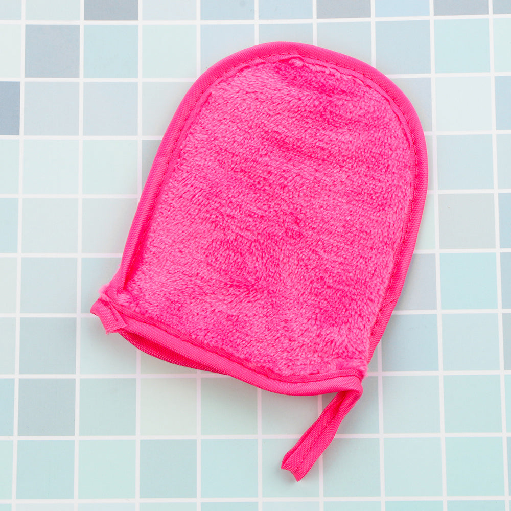 KTX-498643 Microfiber Makeup Cleansing Gloves with Exfoliation and Soft Texture