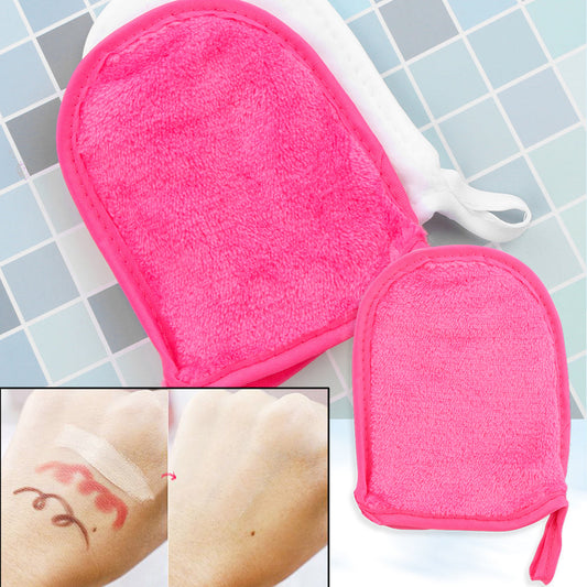 KTX-498643 Microfiber Makeup Cleansing Gloves with Exfoliation and Soft Texture