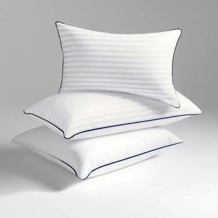 KTX-498899 Adjustable Cotton Bed Pillow with Soft Natural Filling and Breathable Cover