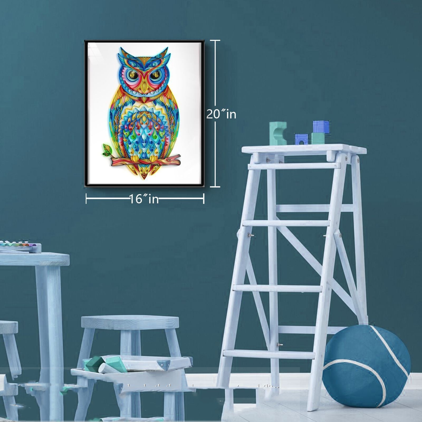 KTX-498899 Handmade Quilted Paper Craft Kit for Creative Hanging Ornaments