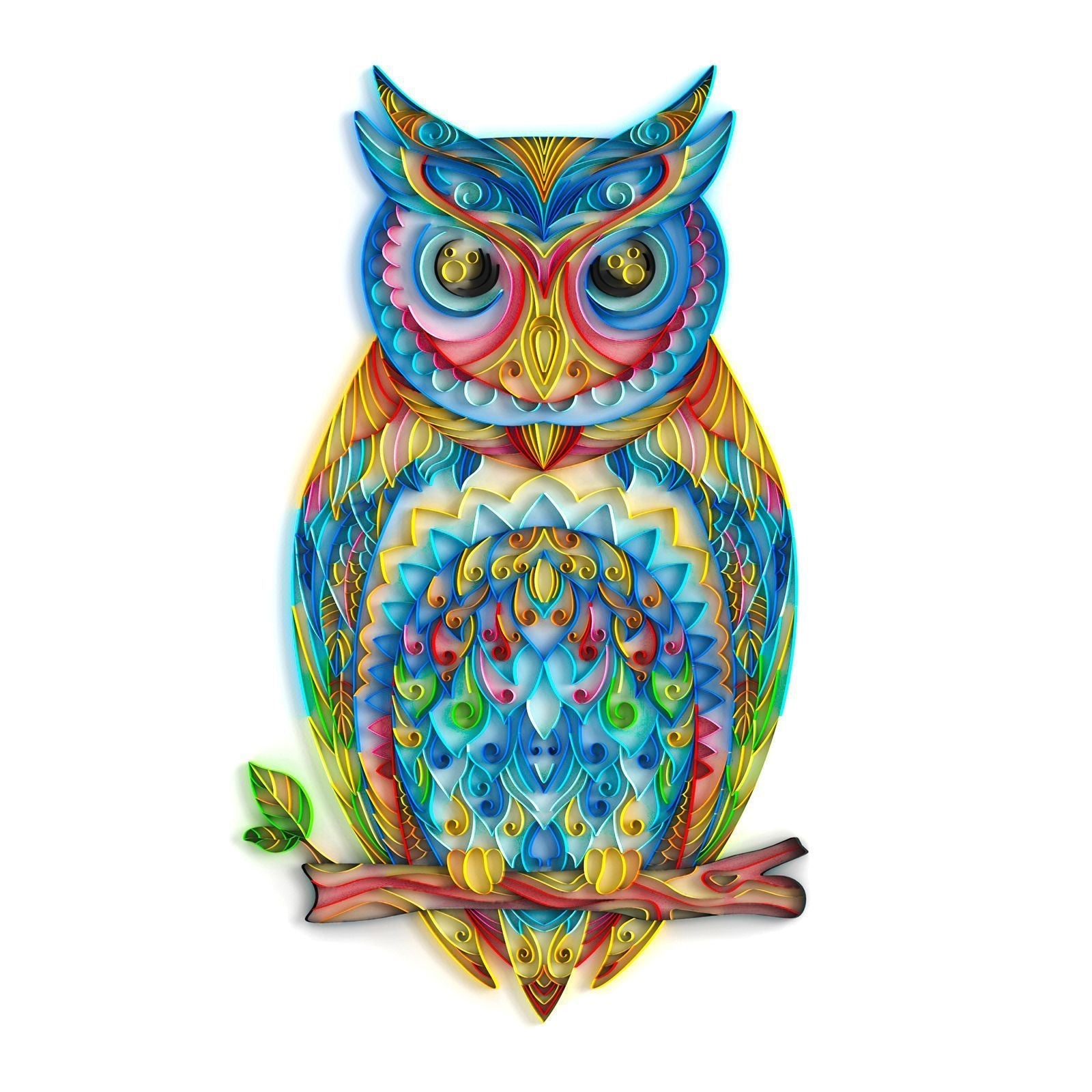 KTX-498899 Handmade Quilted Paper Craft Kit for Creative Hanging Ornaments