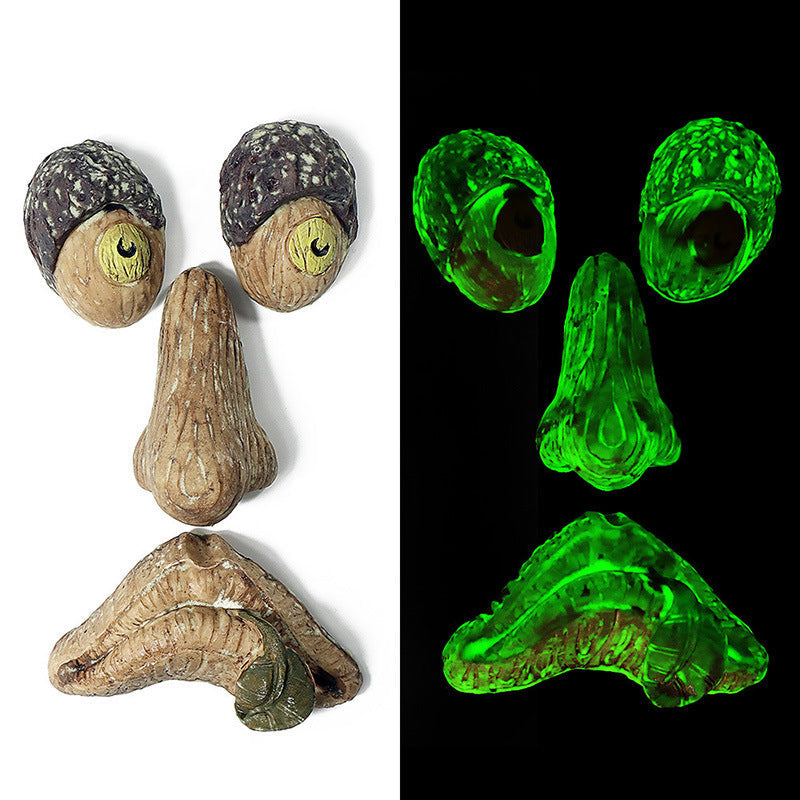 KTX-499155 Resin Tree Monster Hanging Ornament - Modern and Simple Design in Multiple Colors