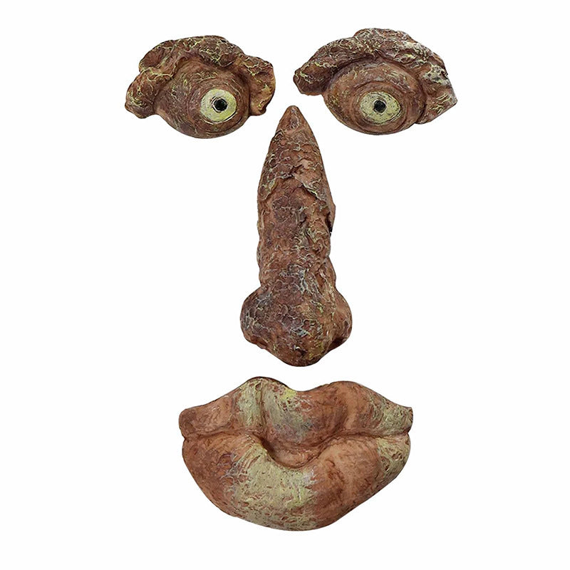 KTX-499155 Resin Tree Monster Hanging Ornament - Modern and Simple Design in Multiple Colors