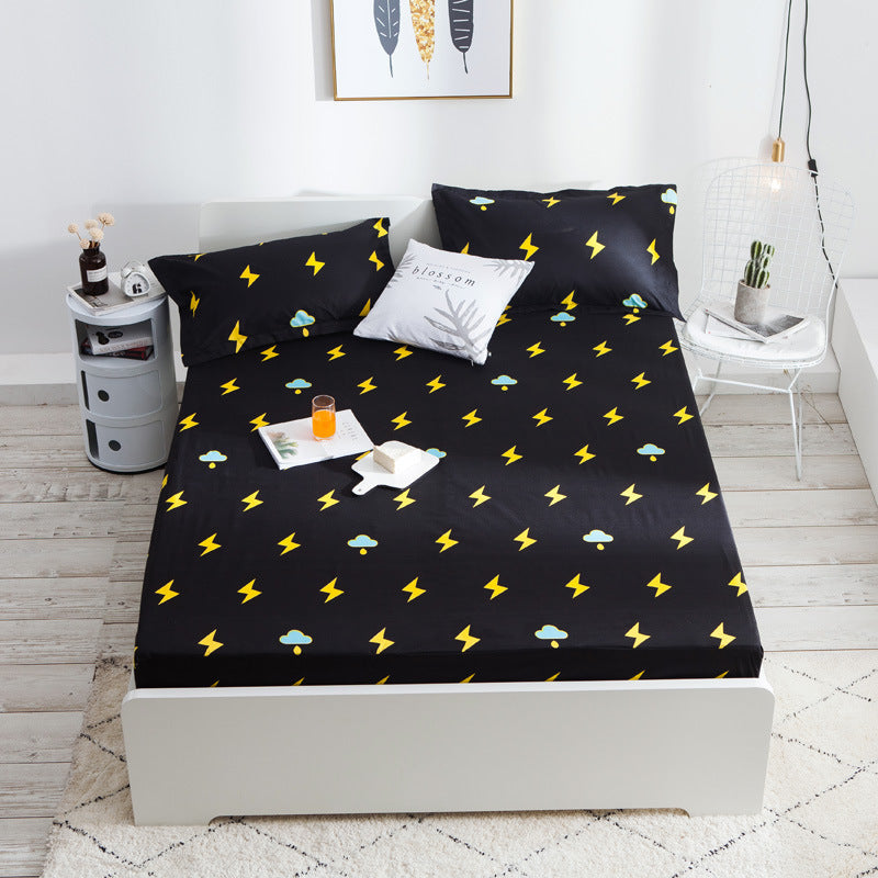 KTX-499539 Nordic Mattress Protection Cover - Quilted Polyester Fiber Fabric