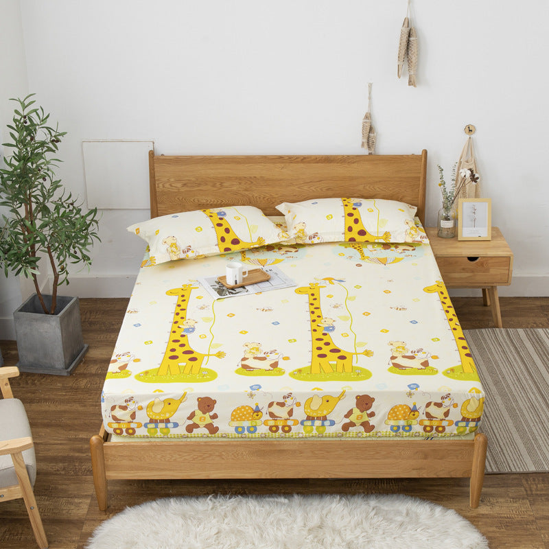 KTX-499539 Nordic Mattress Protection Cover - Quilted Polyester Fiber Fabric