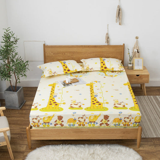 KTX-499539 Nordic Mattress Protection Cover - Quilted Polyester Fiber Fabric