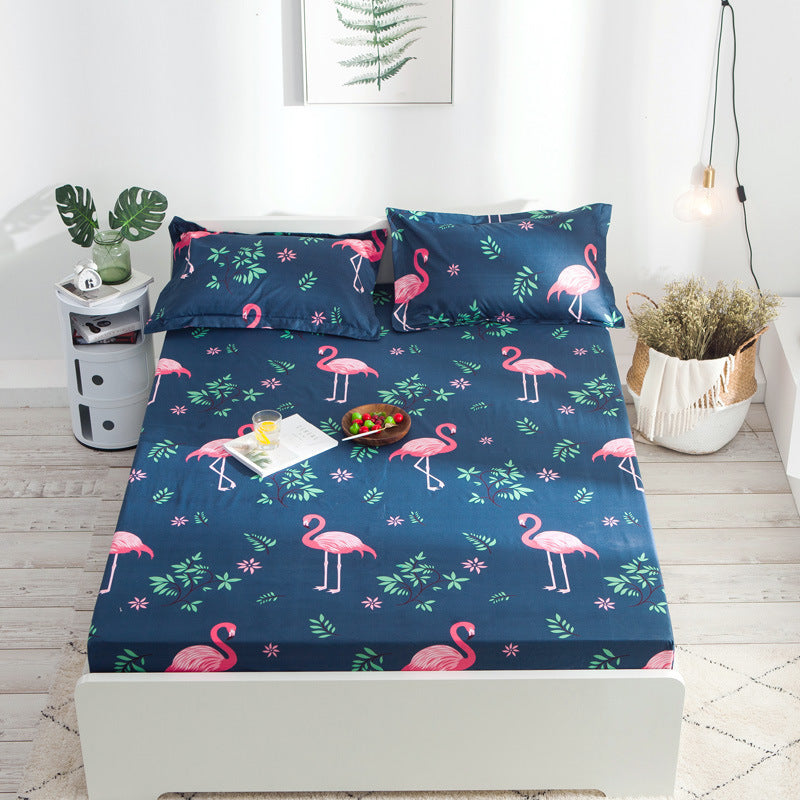 KTX-499539 Nordic Mattress Protection Cover - Quilted Polyester Fiber Fabric