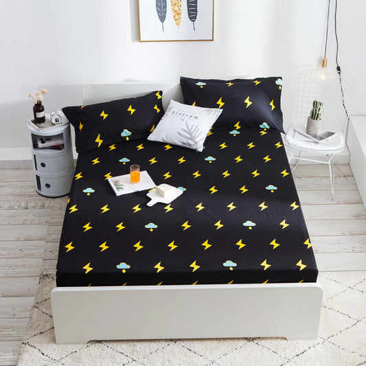 KTX-499539 Nordic Mattress Protection Cover - Quilted Polyester Fiber Fabric