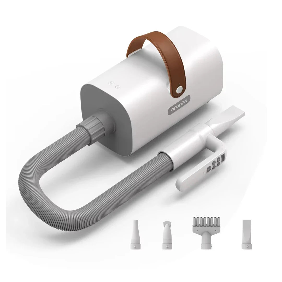 KTX-500627 Portable Pet Grooming Vacuum Cleaner and Low Noise Hair Dryer for Dogs and Cats