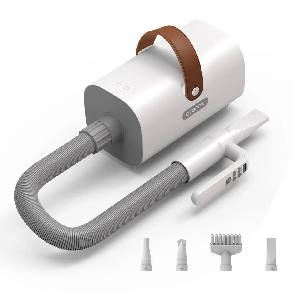 KTX-500627 Portable Pet Grooming Vacuum Cleaner and Low Noise Hair Dryer for Dogs and Cats