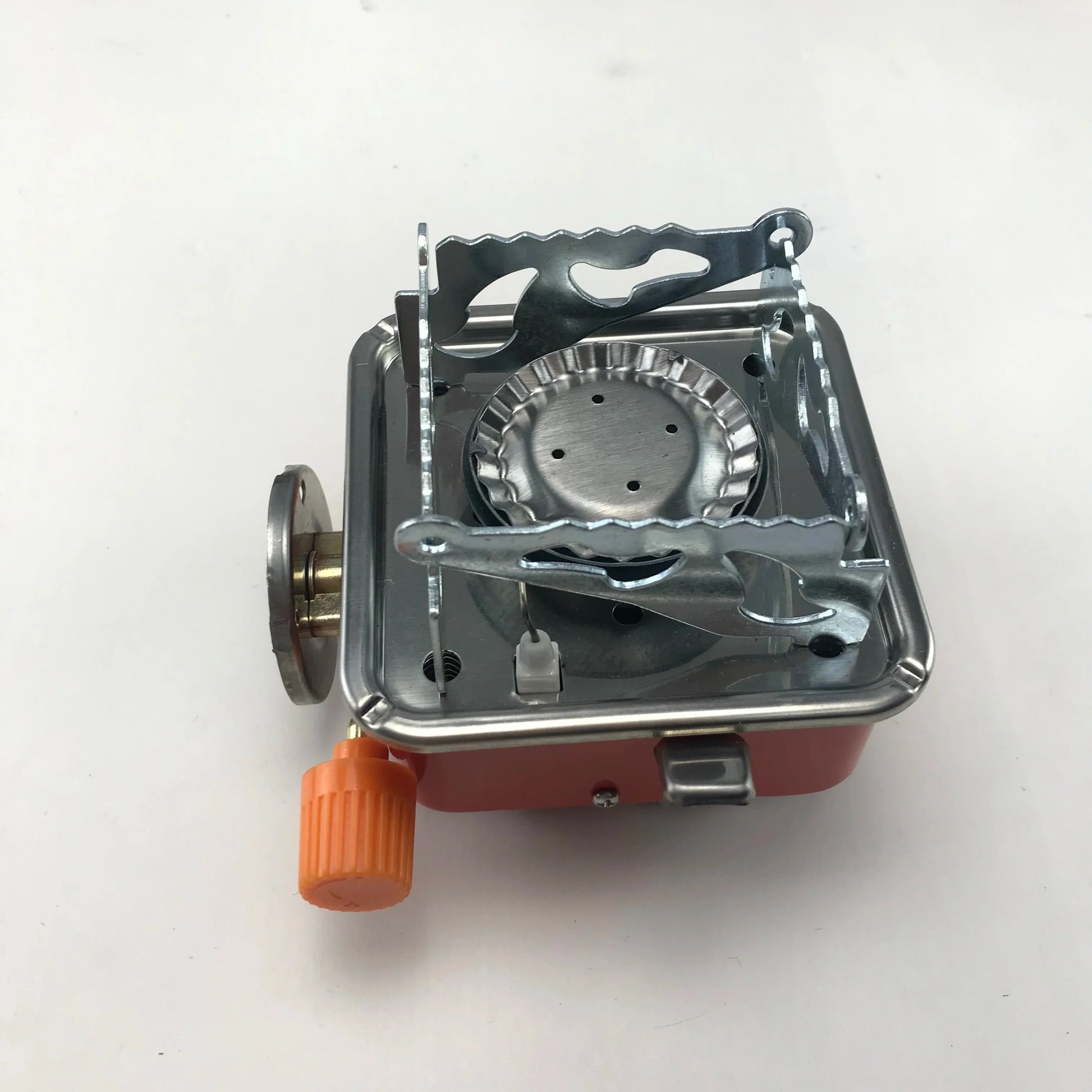 KTX-500883 Portable Folding Mini One Burner Gas Stove for Travel, Camping and Picnics