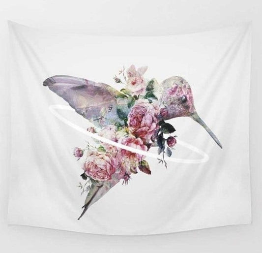 KTX-501075 Psychedelic Peach Skin Tapestry - 130x150 cm for Unique Home Decor