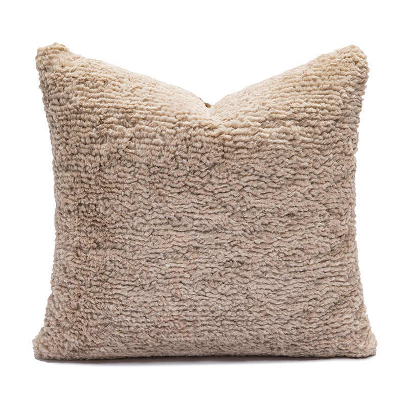 KTX-501331 Tassel Lace Modern Houndstooth Orange Cushion Cover - 45x45cm